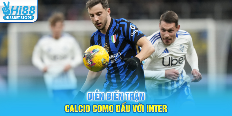 Diễn biến trận Calcio Como đấu với Inter